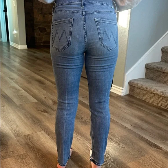 MOTHER Light Blue Skinny Jeans